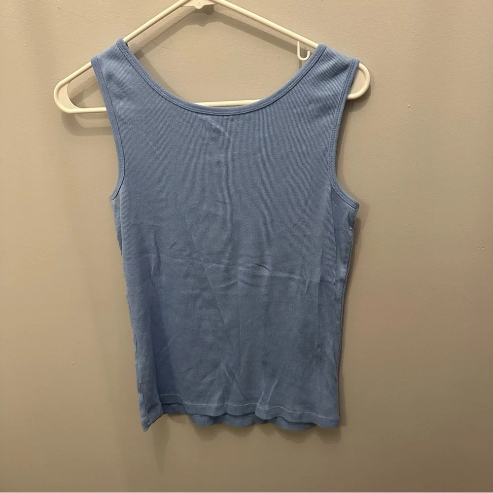 St. John’s Bay Rhinestone Tank Top. Women’s Medium. - Picture 2 of 5